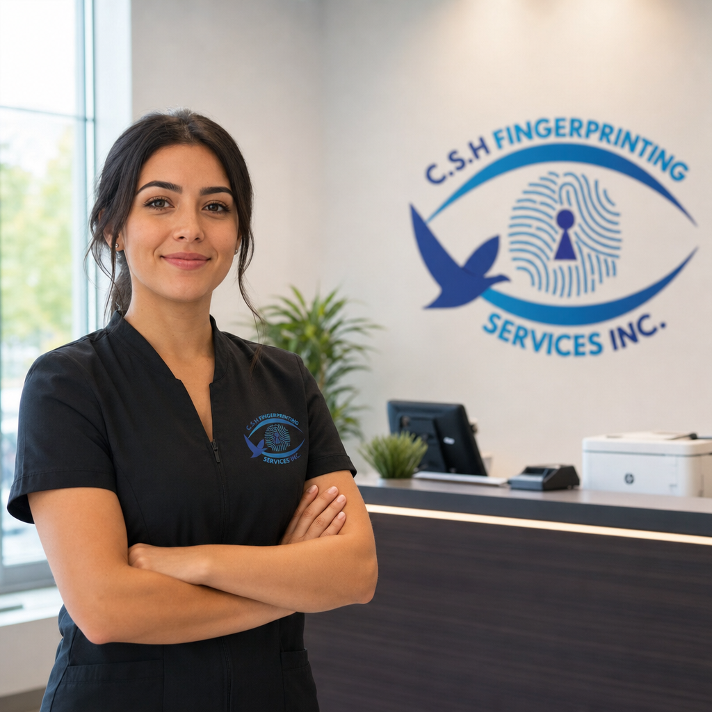 Certified fingerprinting technician at C.S.H Fingerprinting in Vaughan